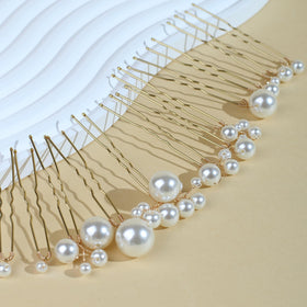 SOLENY pins styled in bridal updo adding elegant finishing touch