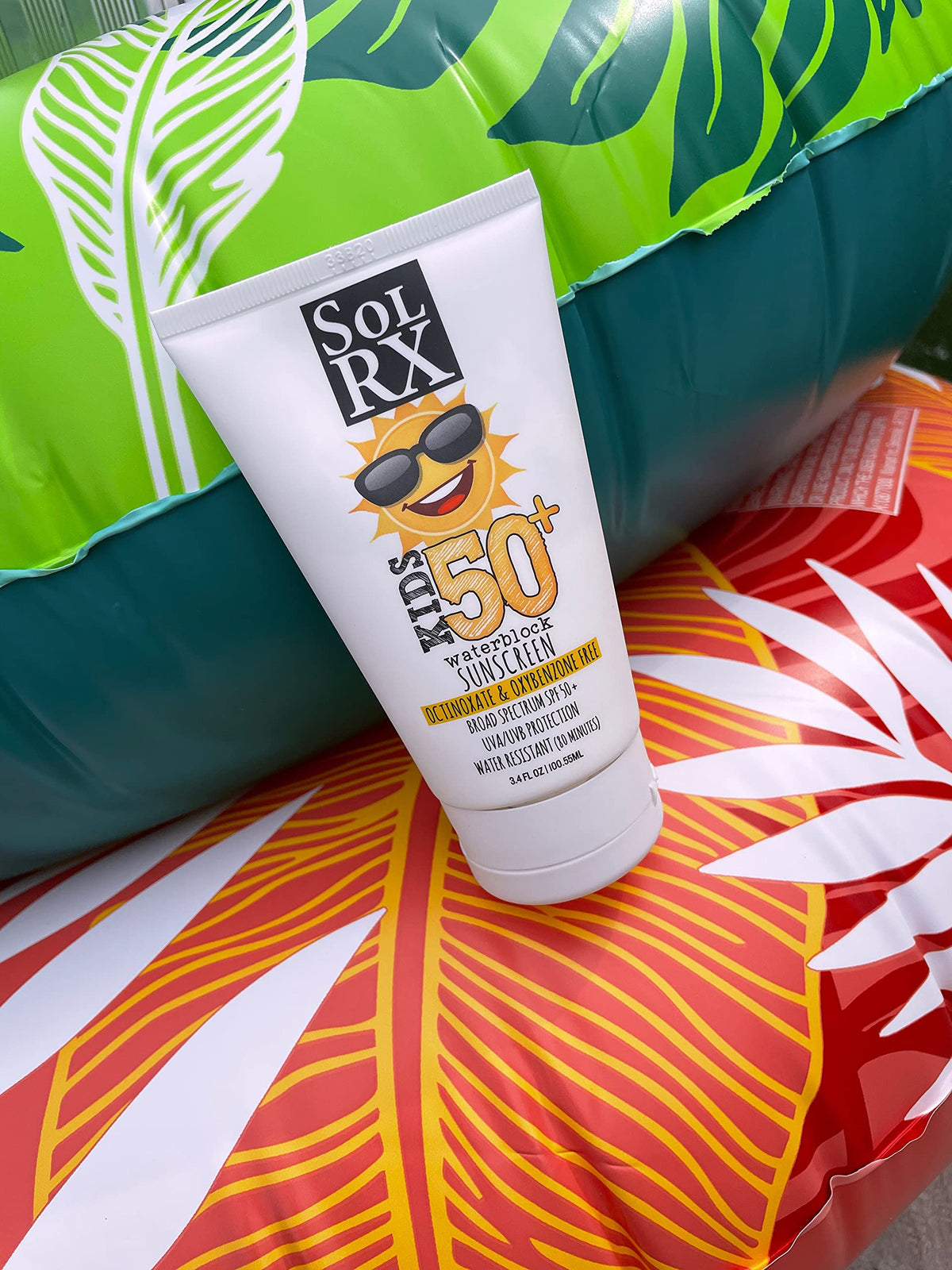 SolRX texture close-up demonstrating non-greasy absorption