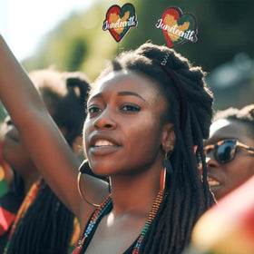 Solsew headband worn at parade showing visibility and celebratory flair