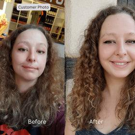 solve conditioner in use on wet curls demonstrating detangling and softness benefits