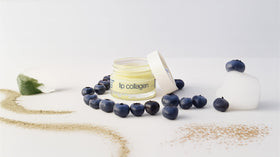 Somaluxe ingredients display with plant stem cells for natural renewal