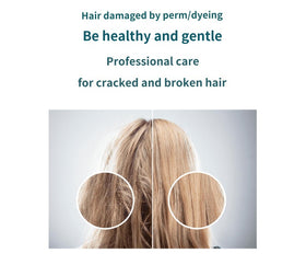 Somang applying pack to wet hair mid-lengths demonstrating even coverage and benefit
