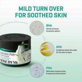 SOME BY MI cream applied on hand illustrating quick absorption and hydration