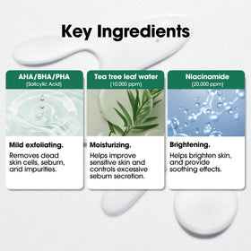 SOME BY MI ingredient list view emphasizing AHA BHA PHA and niacinamide