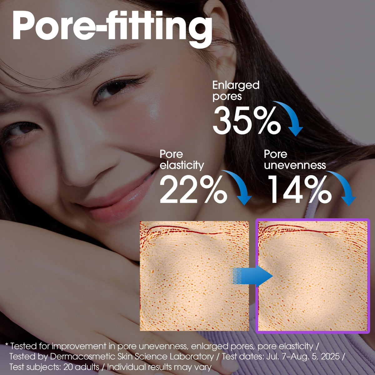 SOME BY MI dispensing cream from jar highlighting easy application