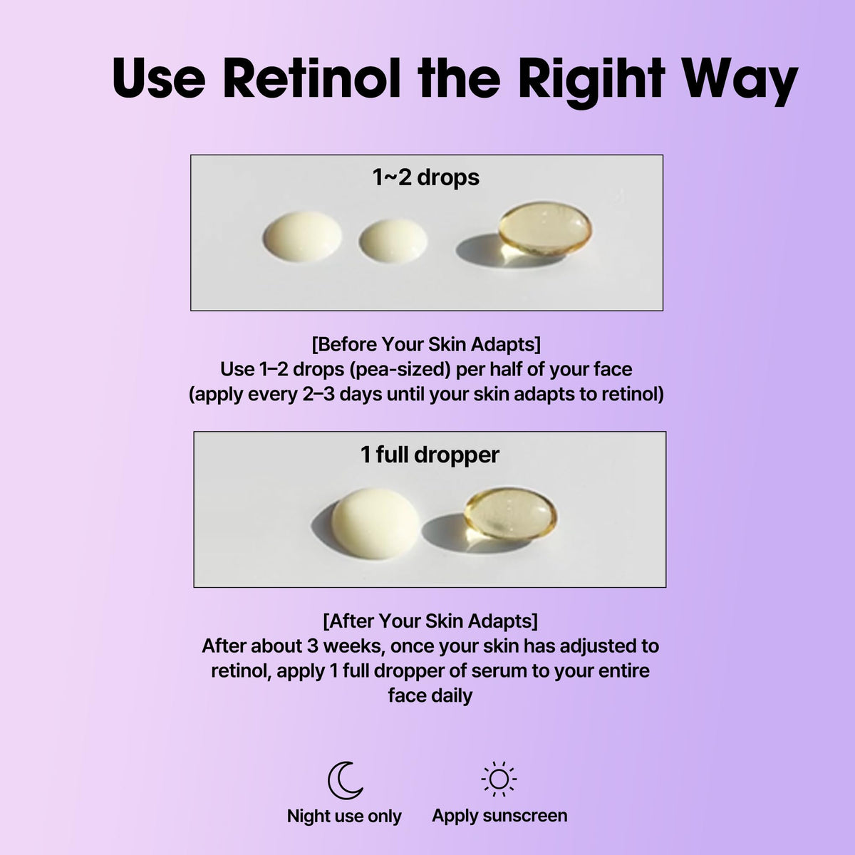 SOME BY MI serum beside nighttime skincare items, suggests evening routine use