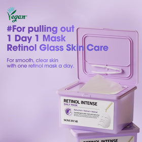 SOME BY MI single sheet unfolded showing thin mask and quick application benefit