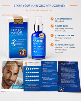 Sonora Supply Co. dropper applying precise drops to the scalp for targeted use