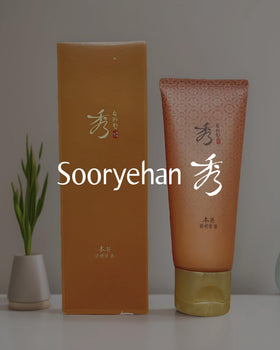 Sooryehan product label and size view confirming volume and information