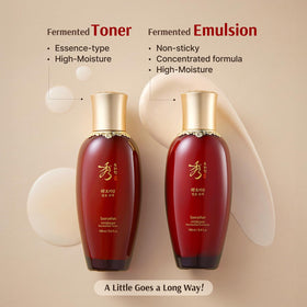Sooryehan emulsion texture closeup showing lightweight feel and non-greasy hydration benefit