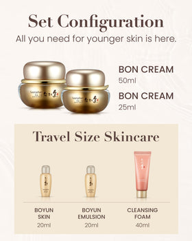 Sooryehan ginseng root ingredients display emphasizing traditional nourishment