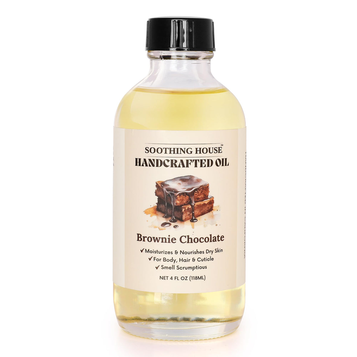 Soothing House oil droplet texture close-up showing lightweight absorption benefit
