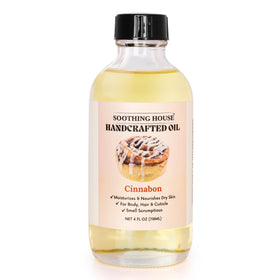 Soothing House oil pouring action demonstrating fast-absorbing moisture benefit