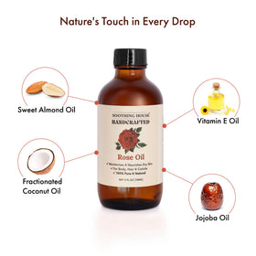 Soothing House applied to legs after shower locking in moisture and softening skin