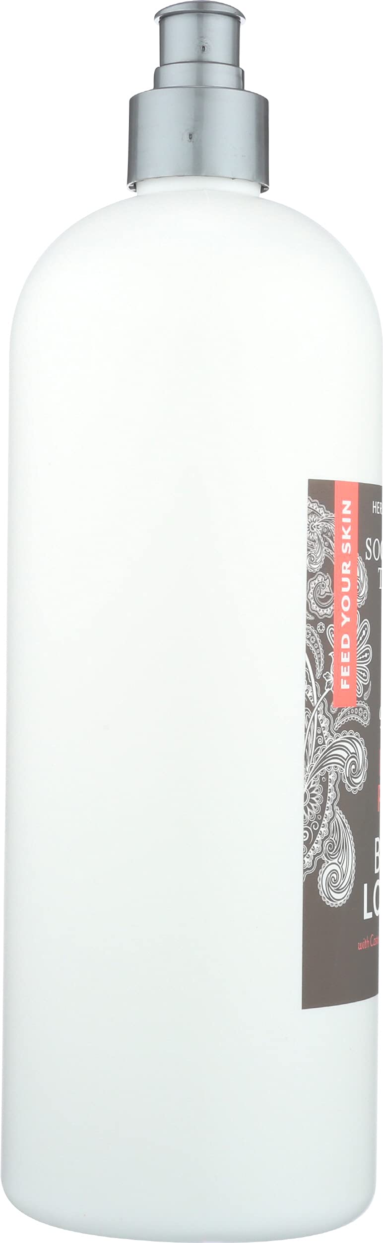 Soothing Touch lotion texture swatch displaying creamy hydration benefits