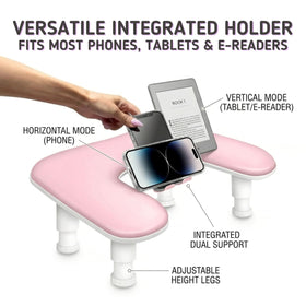 Sorreni rotating phone holder detail demonstrating 360-degree positioning for convenience