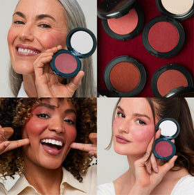 SOSHE compact inside a makeup bag for lifestyle portability and everyday wear benefit