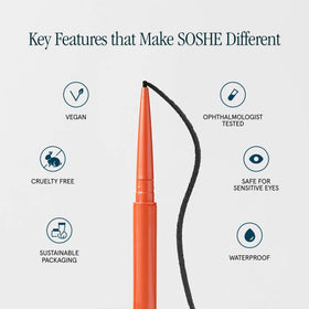 SOSHE liner inside a makeup bag in a lifestyle scene for everyday convenience