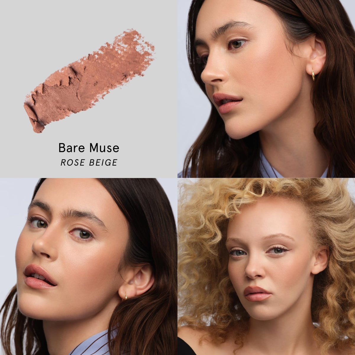 SOSHE open compact with refill pan highlighting refillable sustainability benefit