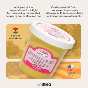 SoShea open jar whipped texture demonstrating easy application benefit