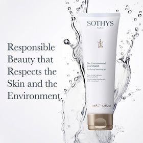 SOTHYS placed on bathroom counter in lifestyle setting suggesting daily routine integration
