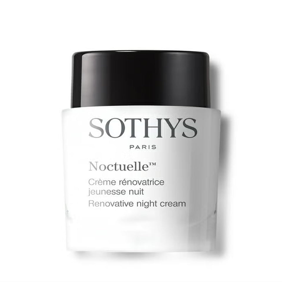 SOTHYS jar front view showing product and calming packaging benefit
