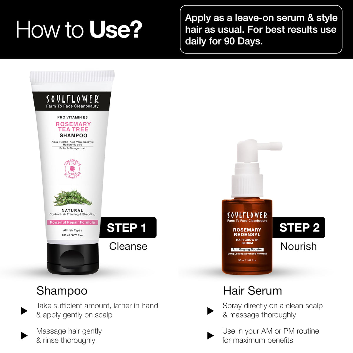 Soulflower serum texture drop demonstrating lightweight, non-greasy finish