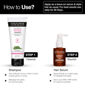 Soulflower serum texture drop demonstrating lightweight, non-greasy finish