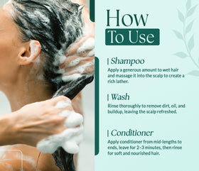 SOULSPA PURE before and after styling showing fuller-looking, manageable hair