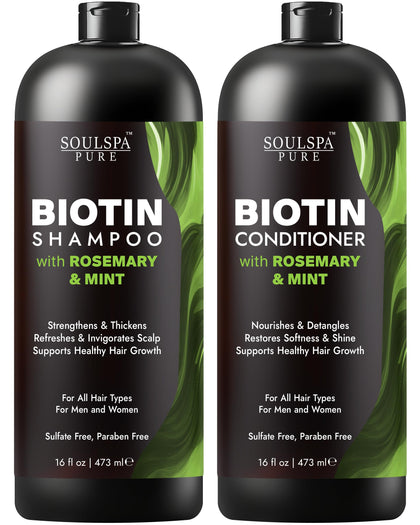 SOULSPA PURE front packaging showing both 16 fl oz bottles and benefits