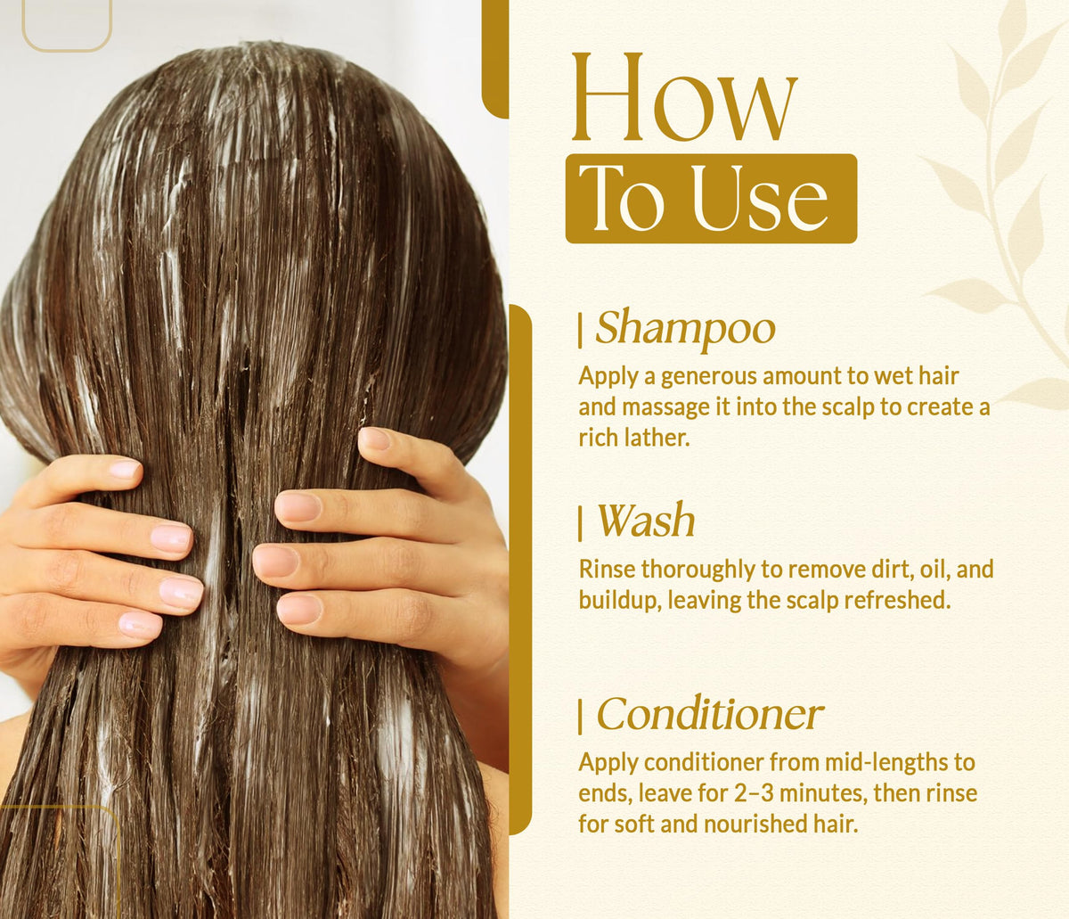SOULSPA PURE applying product to scalp demonstrating targeted scalp care