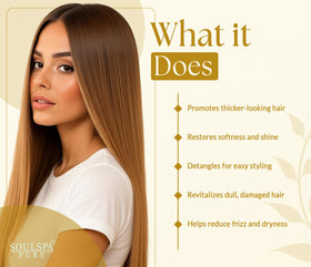SOULSPA PURE shampoo lather texture demonstrating gentle cleansing