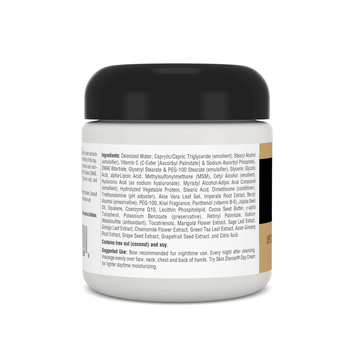 Source Naturals ingredients label highlighting antioxidants and safety