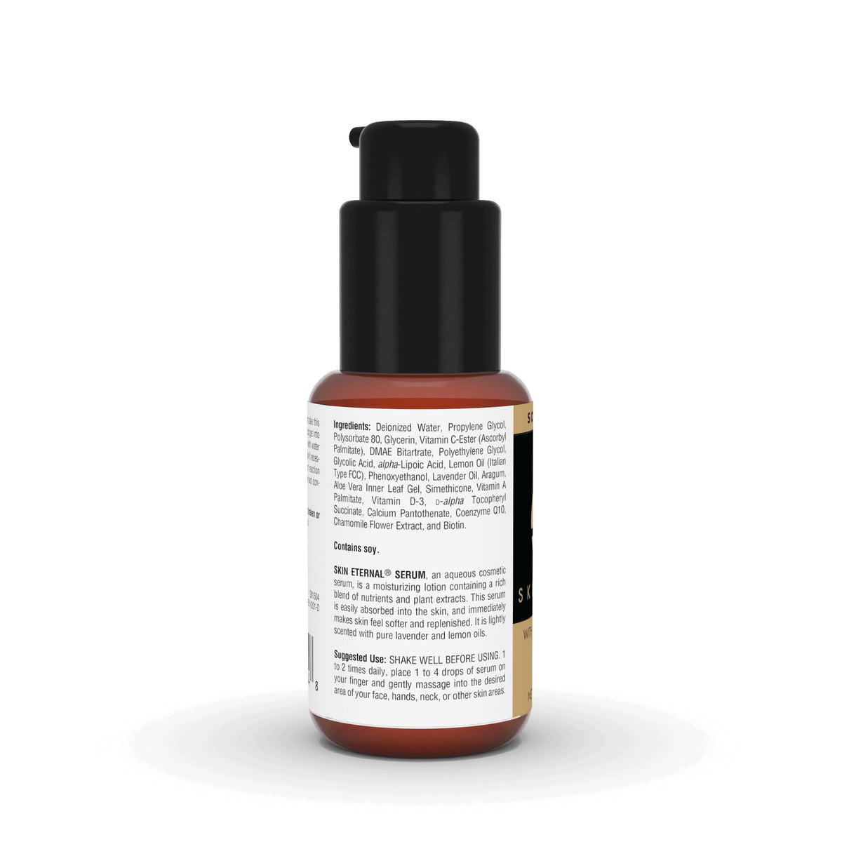 Source Naturals dropper dispensing precise serum doses for easy application and control