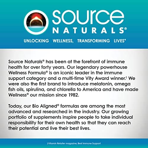 Source Naturals bottle beside a coin for scale showing portable 1.7 fl oz convenience