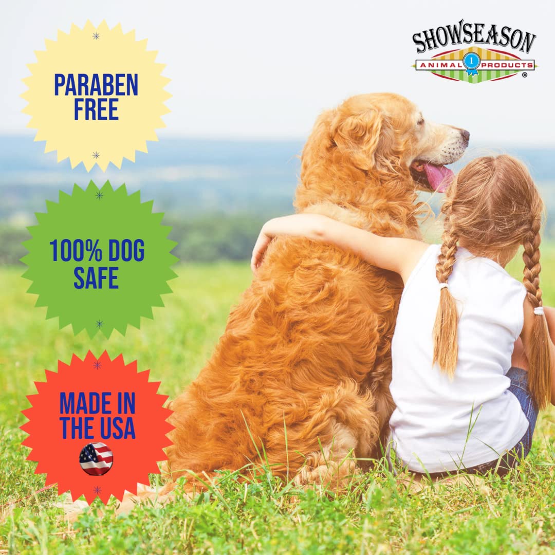 Showseason South Bark creamy conditioner texture close-up for easy application