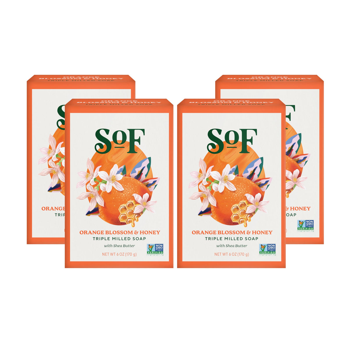 South Of France bar front packaging showing clean label and scent benefits