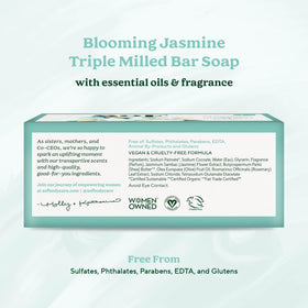South Of France close-up of soap texture highlighting creamy triple-milled lather