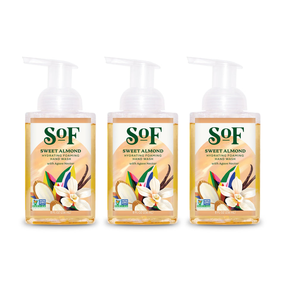 South Of France front packaging showing bottle trio and scent