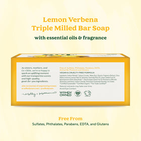South Of France close-up of bar texture highlighting creamy triple-milled lather