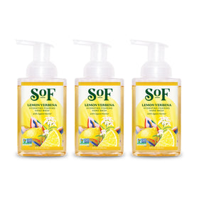 South Of France front packaging showing lemon verbena scent and three-pack benefit