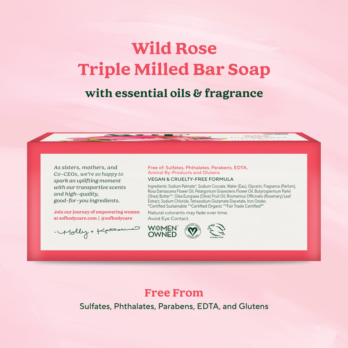 South Of France close-up of soap texture showing triple-milled smoothness and creaminess