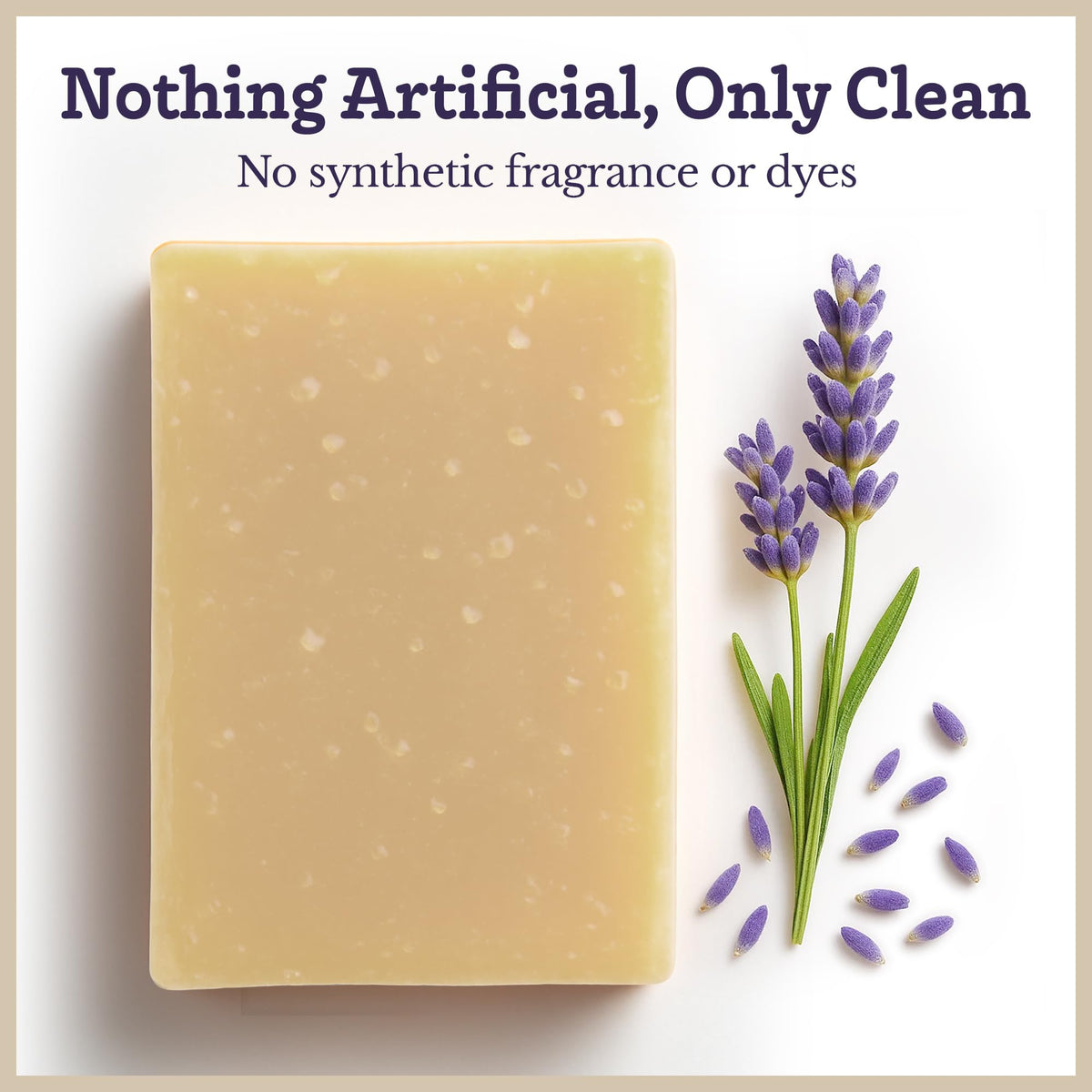 Southern Natural soap bar arranged in bathroom setting showing everyday use and elegant storage