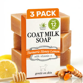 Southern Natural front packaging showing turmeric soap benefits