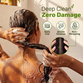 Southern Natural ingredients like tea tree and lemon highlighting freshness