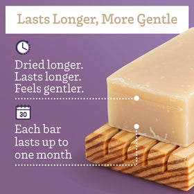 Southern Natural product label close-up showing ingredients and simple formulation for sensitive skin
