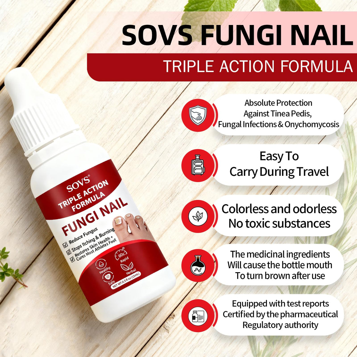 SOVS illustrative before and after nails showing improved look