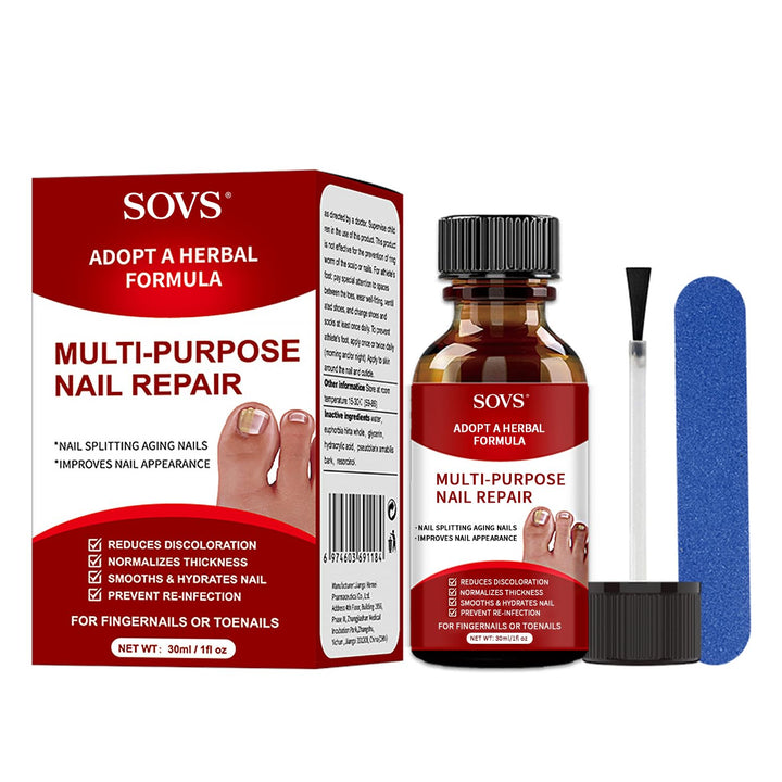 SOVS front packaging showing product and label for clear identification and benefits