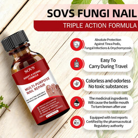 SOVS lifestyle barefoot on beach showing confidence and improved nail appearance