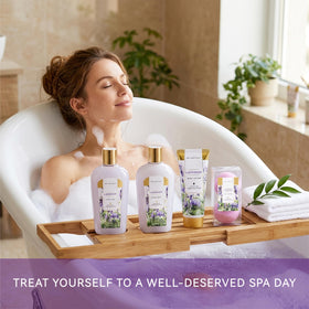 spa luxetique bath salts in jar showing crystalline texture and soak-enhancing benefit